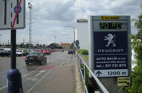 Teploměr Střední Čechy 058
