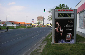 Teploměr Střední Čechy 124
